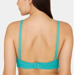 Women Teal Solid Non Padded Bra