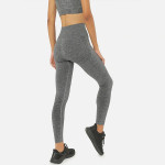 Women Grey Patterned Seamless Contour Leggings