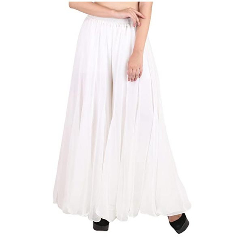 Shararat Women's Georgette Palazzo Pants