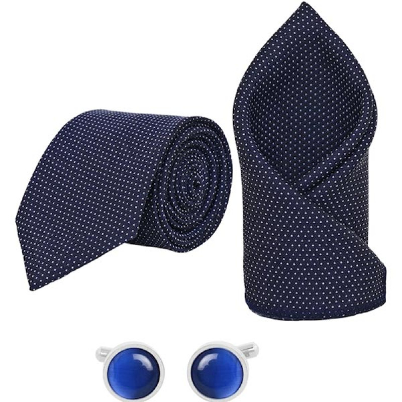 Men Blue Printed Accessory Gift Set