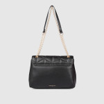 Black Eva Quilted Shoulder Bag